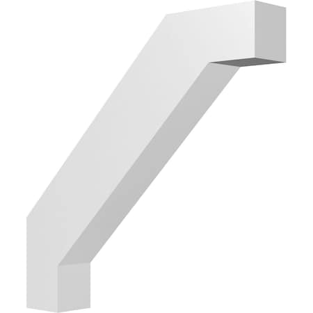 Ekena Millwork 3-in. W x 18-in. D x 18-in. H Burlington Architectural Grade PVC Knee Brace BRCP03X18X18BUR